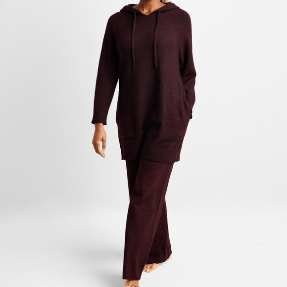 #169 State of Day Women's Indulge & Rest Loungewear Tunic Hoodie - Picture 1 of 5